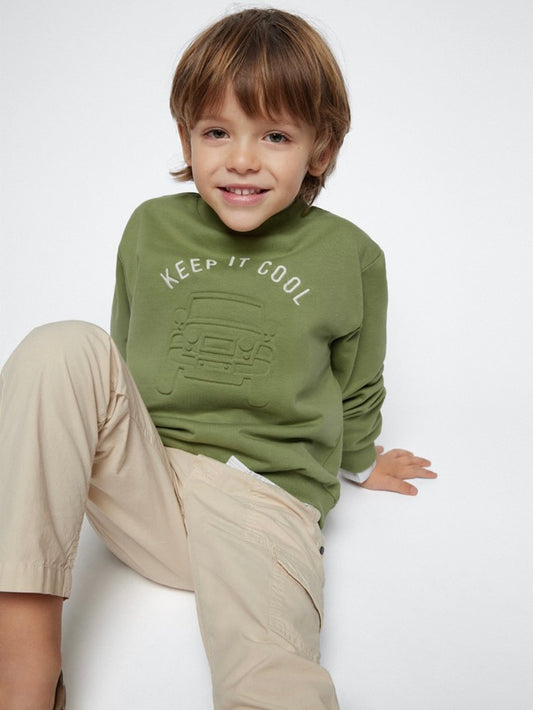 Keep It Cool Iguana Green Pullover Top