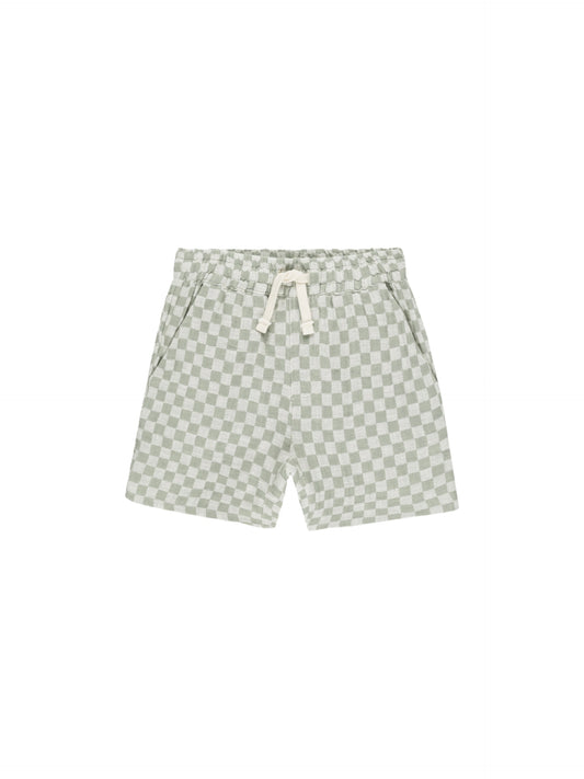 Sage Check Bermuda Short