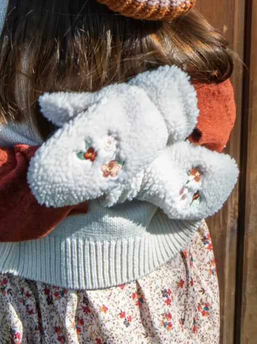 Wildflower Borg Mittens 7-10Y