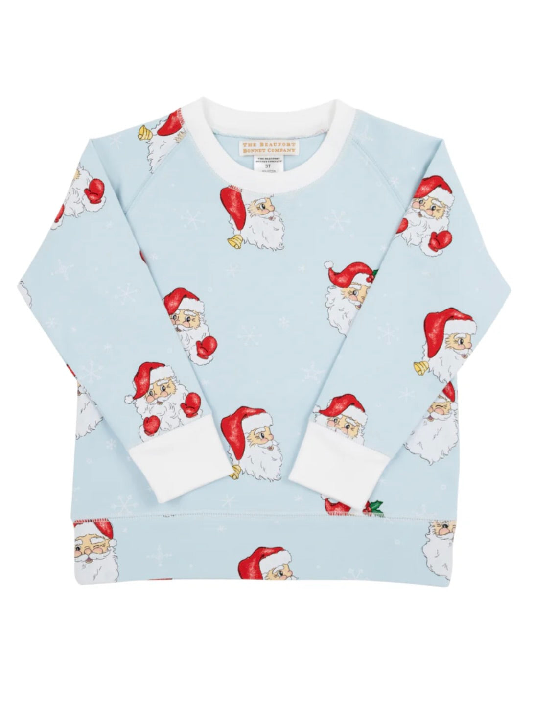 Cassidy Comfy Crewneck - Dear Santa Blue