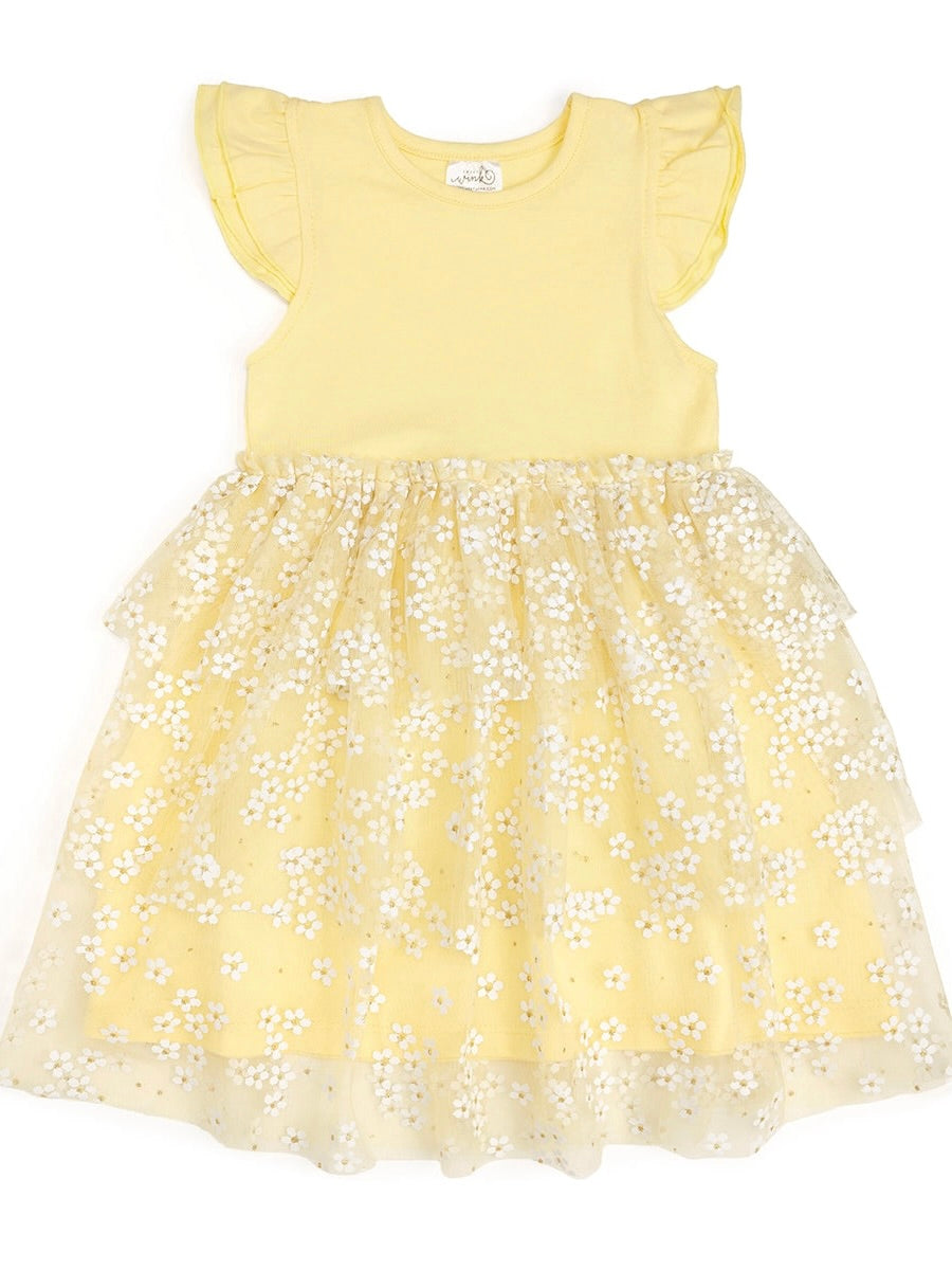 Ditsy Daisy Dress - Sunshine