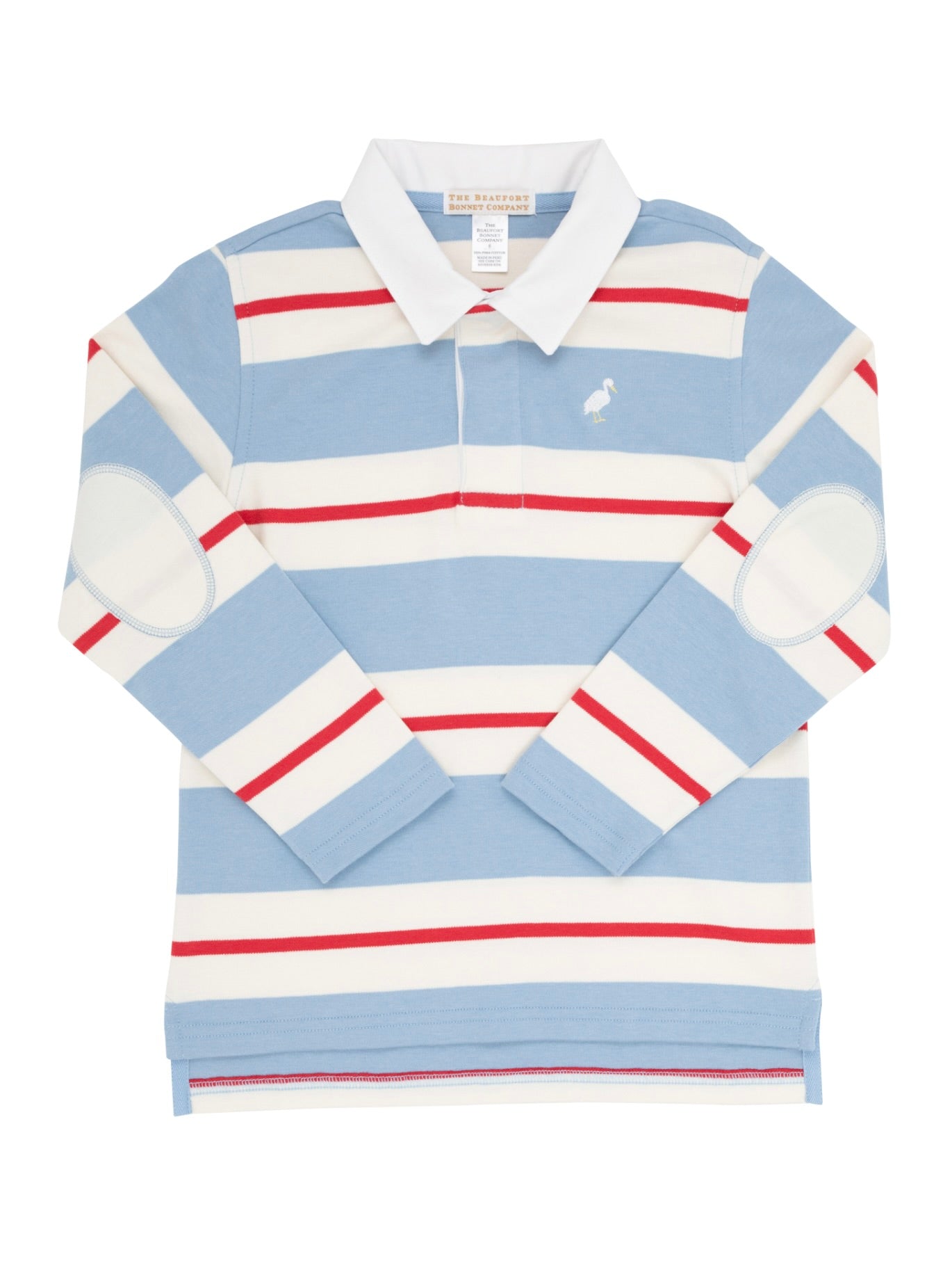 Rollins Rugby Shirt - Barrington Blue/Richmond Red