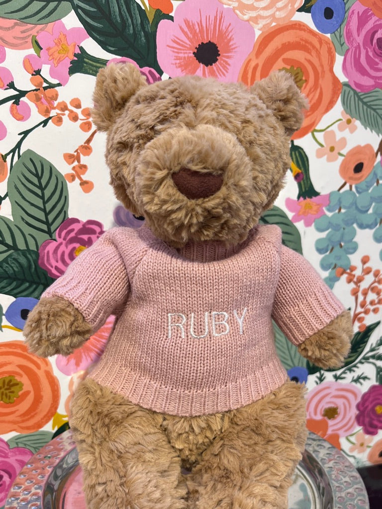 Personalized Stuffie Sweater