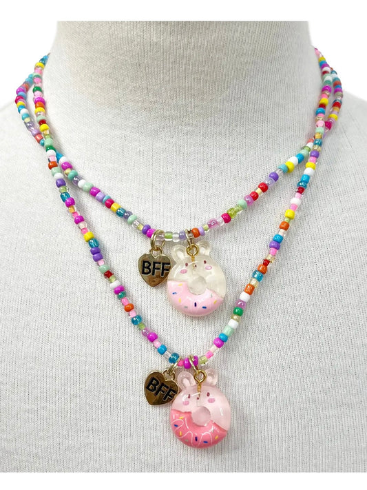 BFF Donut Necklace Set