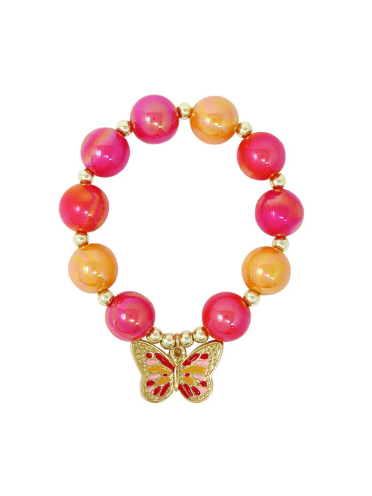 Vibrant Butterfly Bracelet