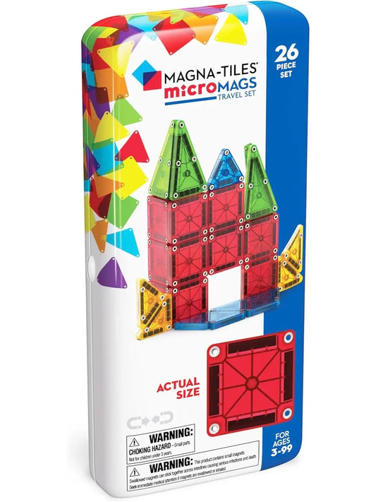 Magna-Tiles Micromags 26-Piece Travel Set