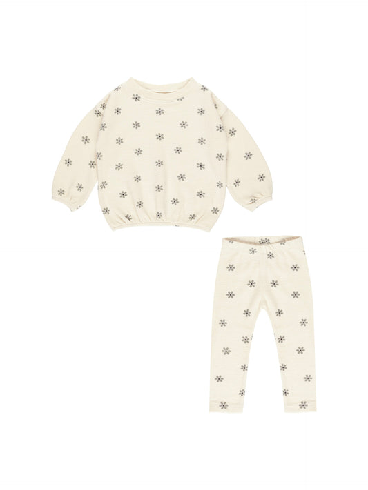 Natural Daisy Knit Set