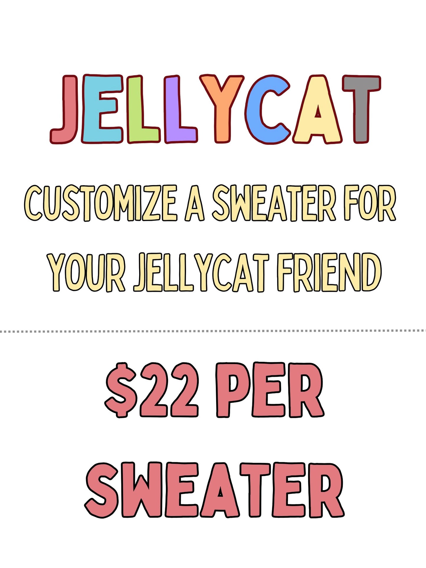 Personalized Stuffie Sweater