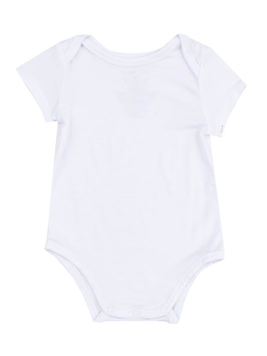 Solid White S/S Bodysuit