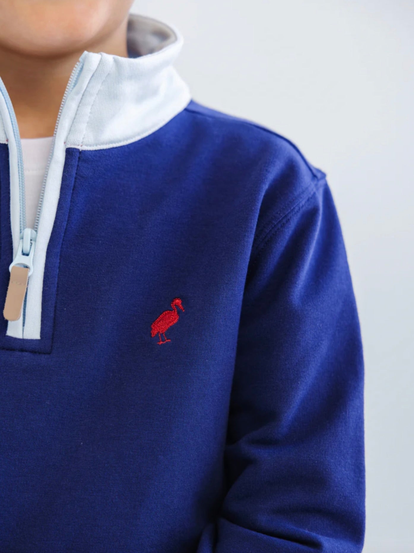 Nantucket Navy + Buckhead Blue Hayword Half Zip