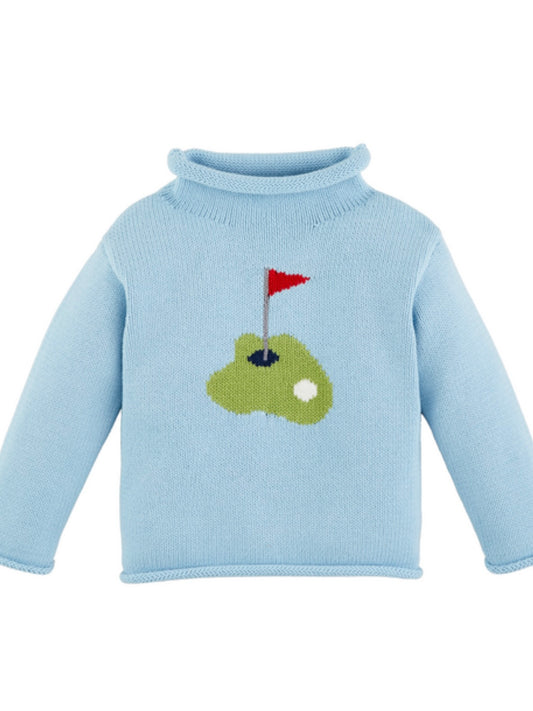 Roll Neck Sweater - Golf