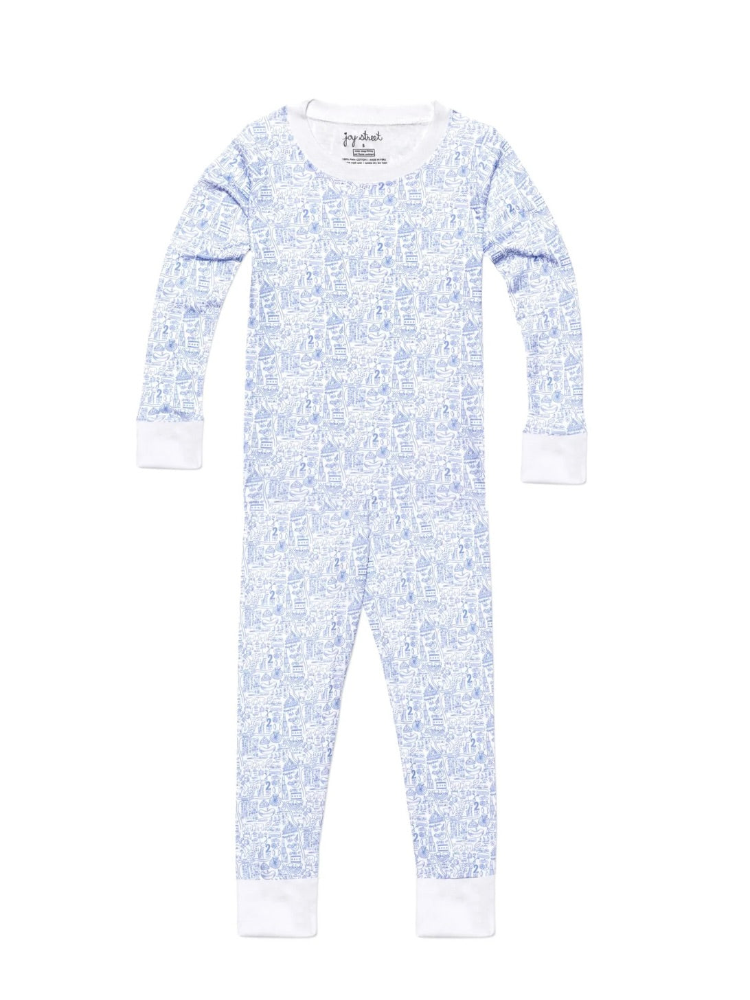 Chicago Two Piece Pajamas - Blue