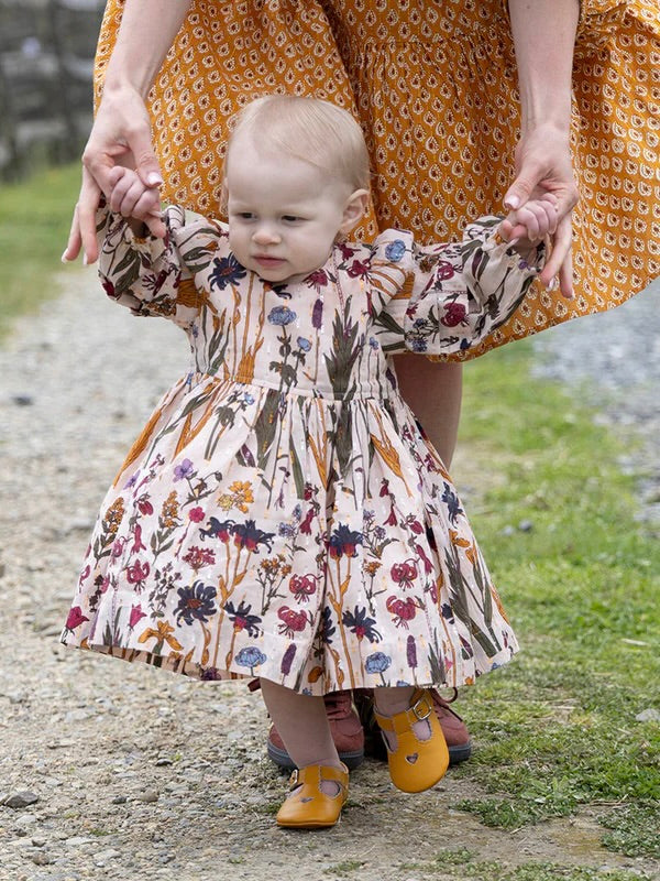 Autumn Flowers Baby Brooke Dress