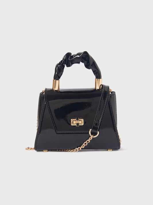 Black Patent Leather Bag