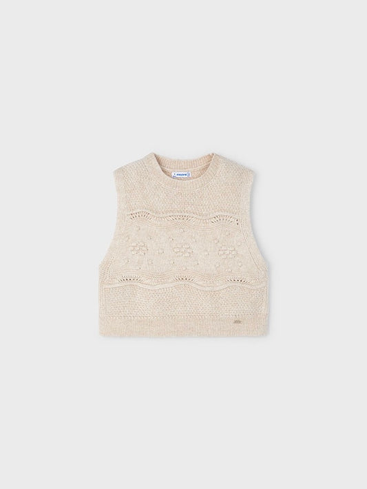 Knit Vest - Sand