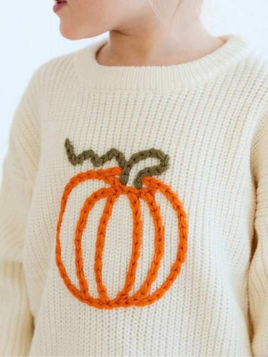 Knit Sweater - Pumpkin