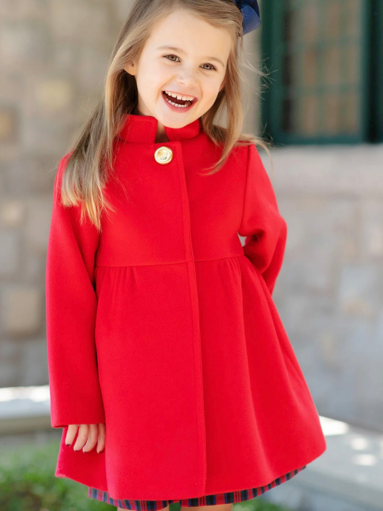 Richmond Red + Nantucket Navy Penelope Coat