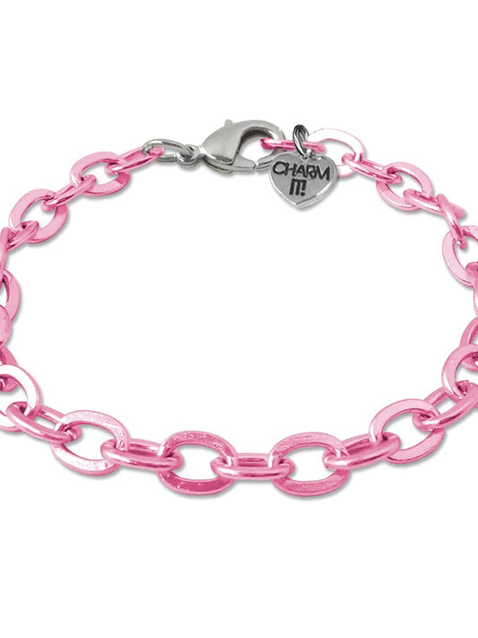 Charm It! Pink Chain Bracelet