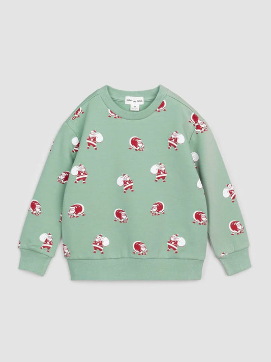 Green Santa Sweatshirt