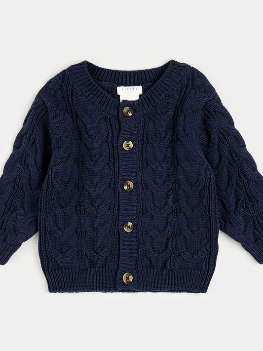 Knit Cardigan - Blue