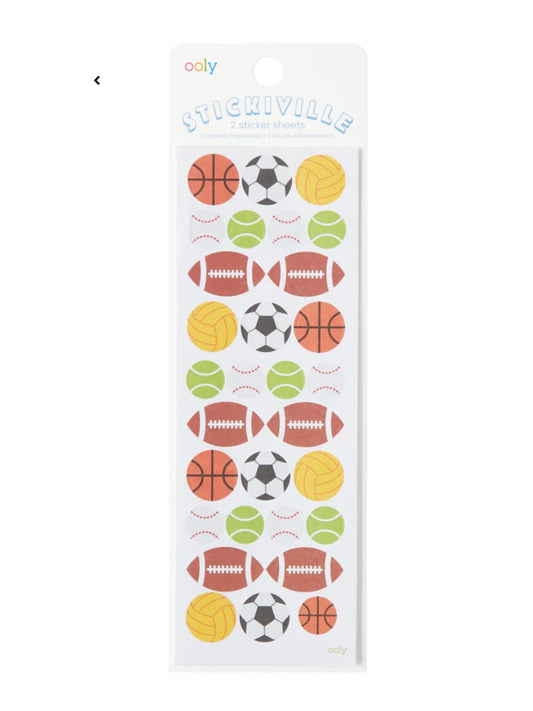 Stickiville Stickers - Sports Balls