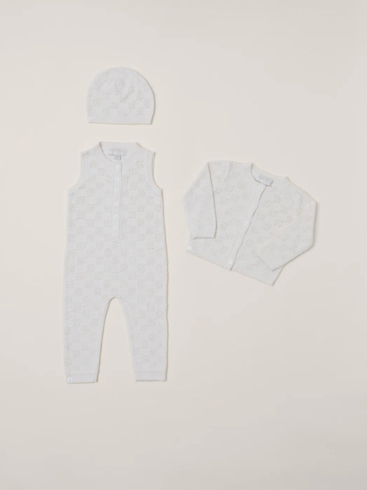 Cozychic Checkered Pointelle Set