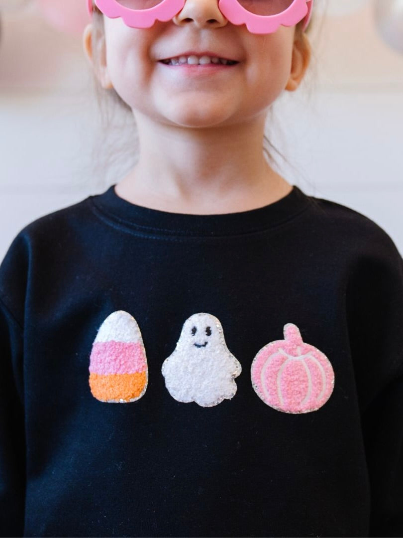 Halloween Treats Patch Sweatshirt