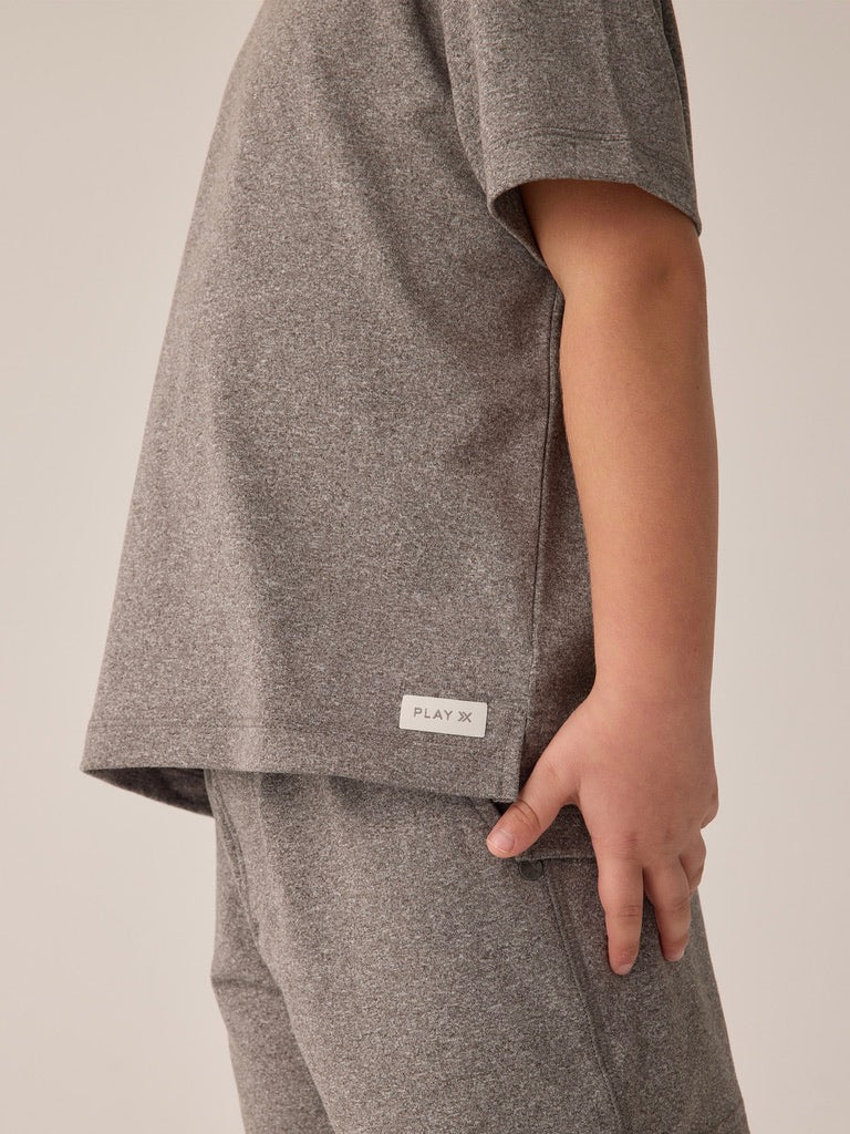 Heathered Grey Oceanside Tech Short