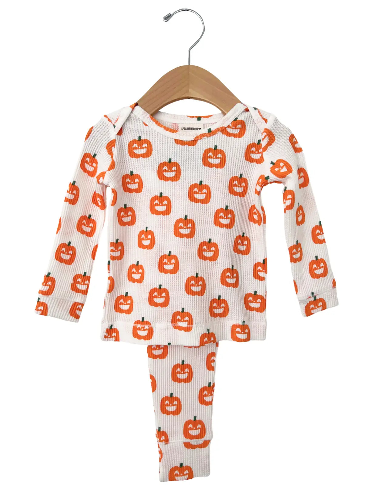 Waffle Two Piece Set - Jack O Lantern