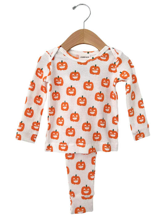 Waffle Two Piece Set - Jack O Lantern