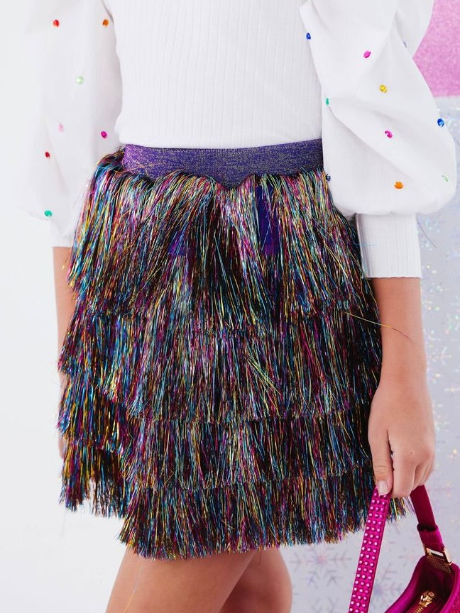 Shimmer Tinsel Party Skirt