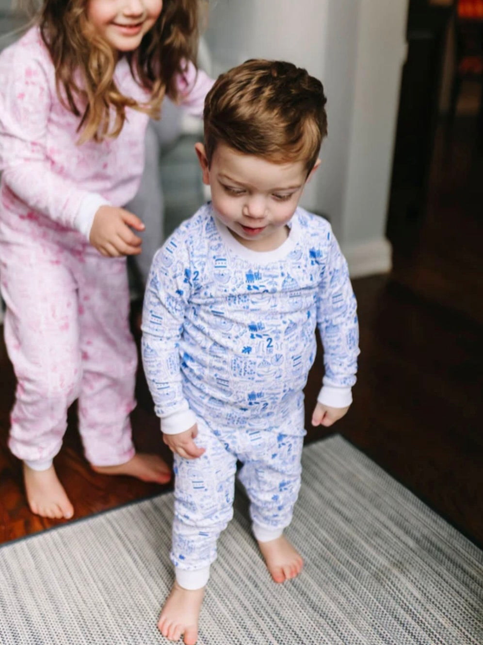 Chicago Two Piece Pajamas - Blue