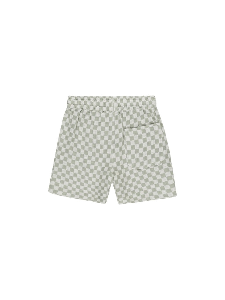 Sage Check Bermuda Short