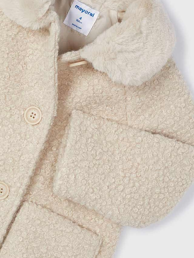 Shearling Coat - Creamy Tan