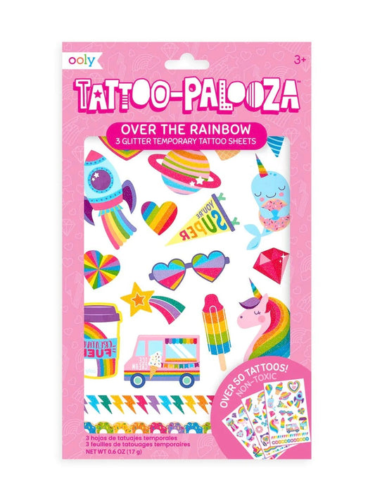 Over The Rainbow: Temporary Glitter Tattoo