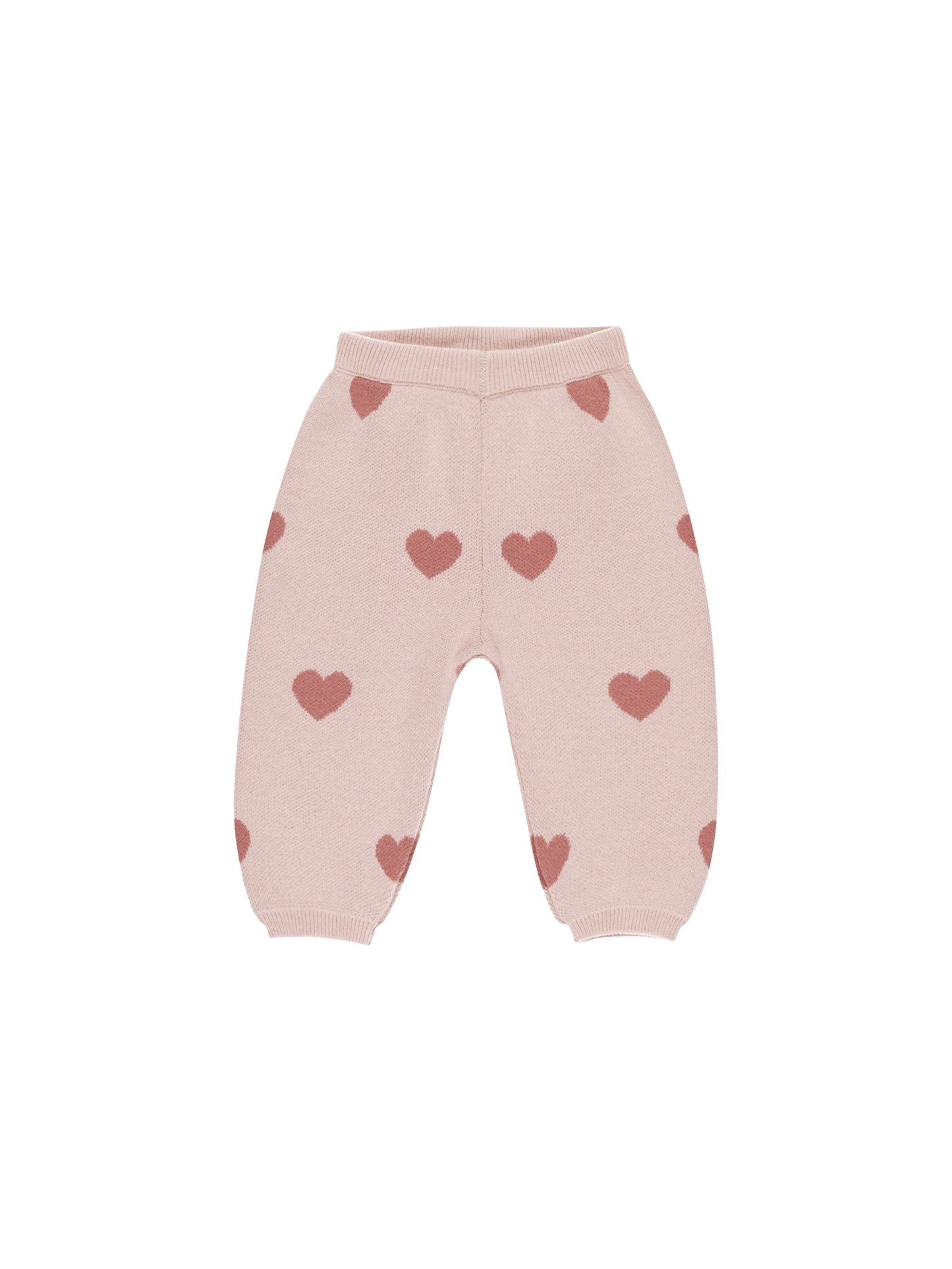 Bubblegum Heart Knit Pants