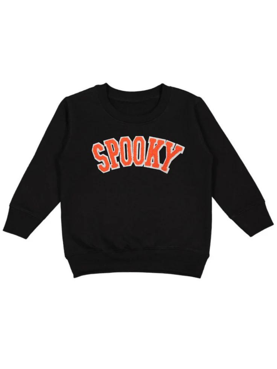 Black Patch Sweatshirt - Spooky