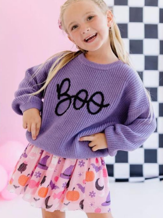 Knit Sweatshirt - BOO