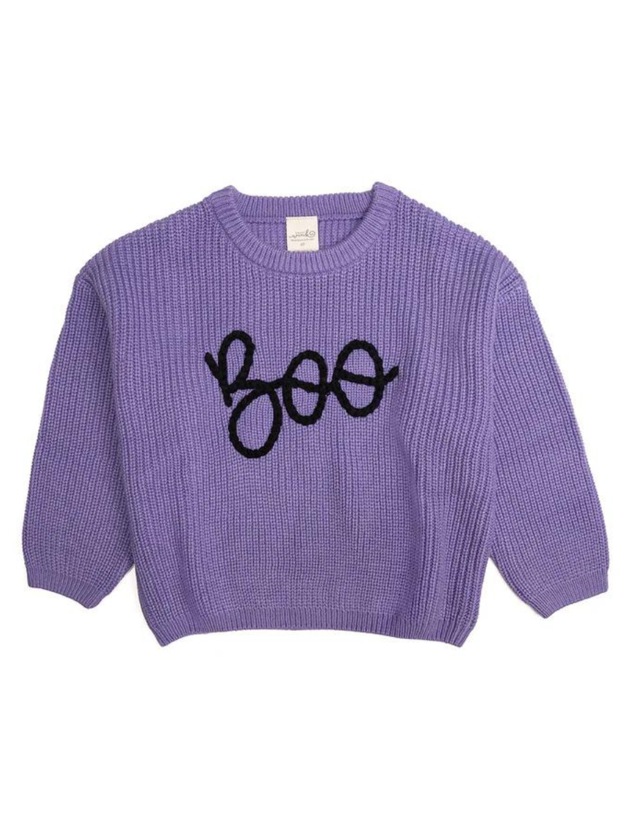 Knit Sweatshirt - BOO